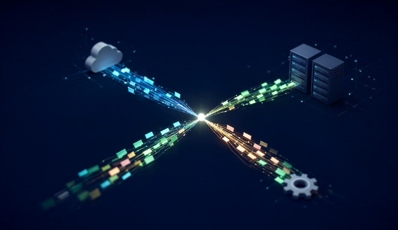 A tiny router model decides where each query should go
